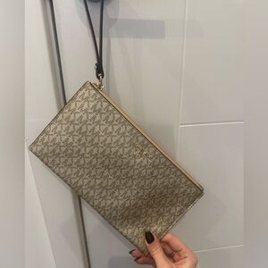 Michael Kors Gold Clutch